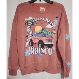 Ford Bronco sweatshirt size small men faded graphic
